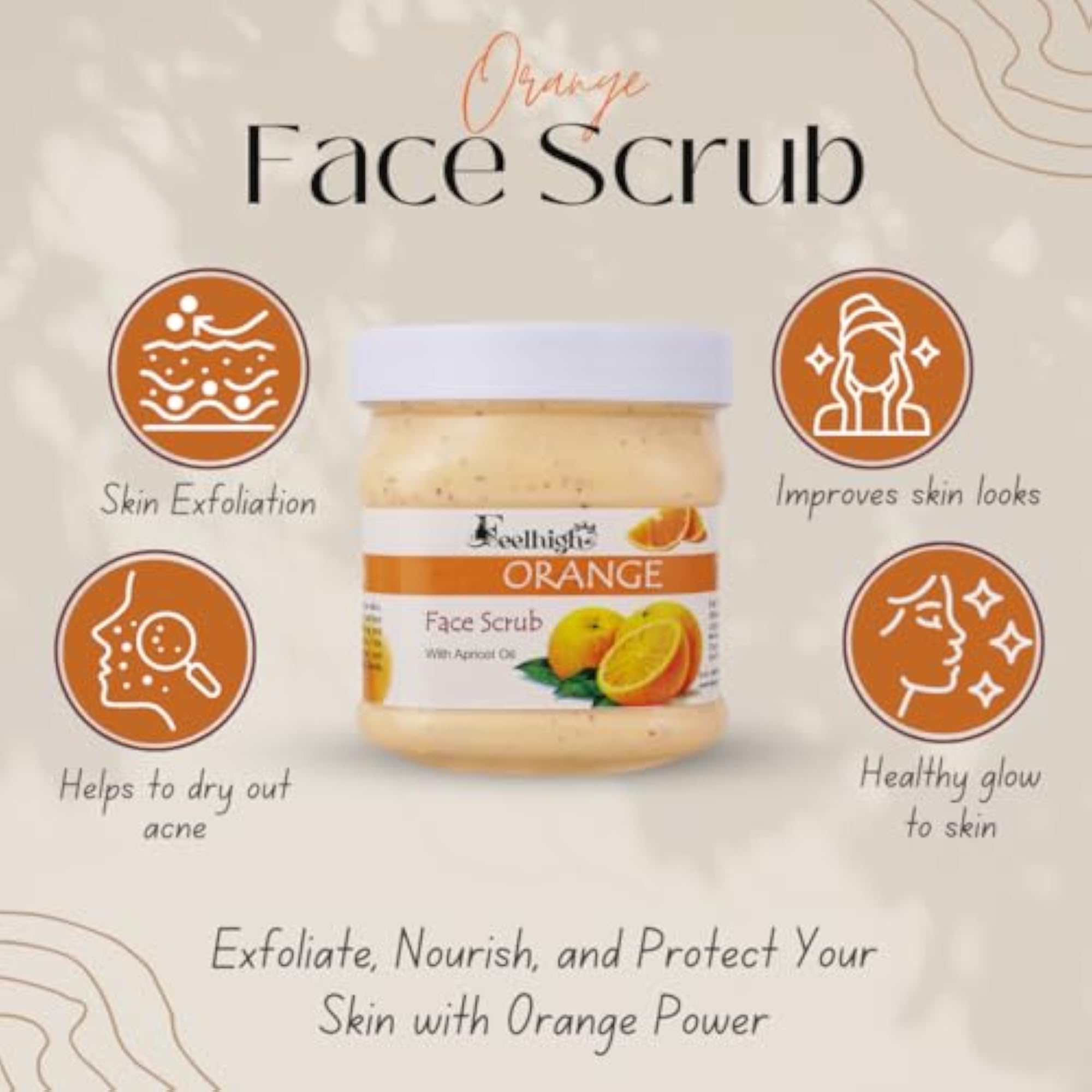 Apricot Scrub with Peach Extract, 500ml